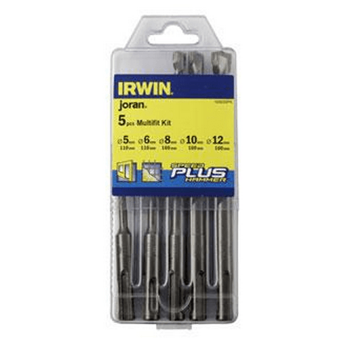 Irwin Speedhammer Plus (SDS+) Multi-Fit Masonry Drill Bit Set Metric 105035PK