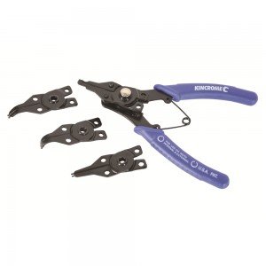 Kincrome 17294 Circlip Plier Set Combination (Internal / External) 5 Piece 175mm (7
