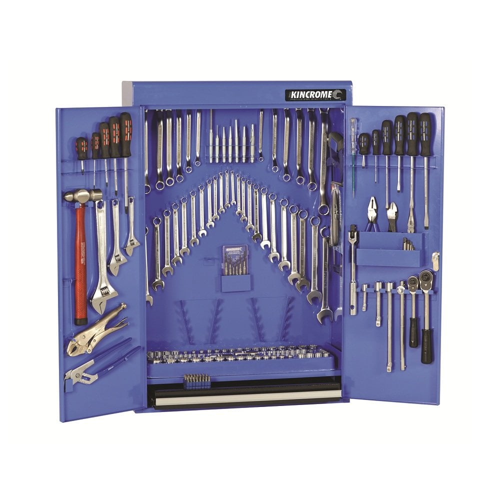 Kincrome Tool Cabinet 204 Piece Metric & Imperial 1/4