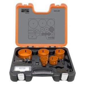Bahco 3834-SET-61 7 Piece VIP Plumbers Holesaw Set 44mm Image