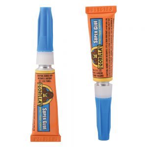 Gorilla® 41005 Super Glue Impact-Tough® Plastic*, Metal, Stone, Ceramic, Paper, Rubber 2x 3g Image