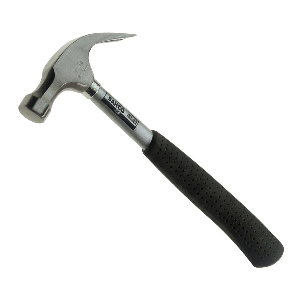 Bahco Steel Handle Claw Hammer 20oz 570g 429-20