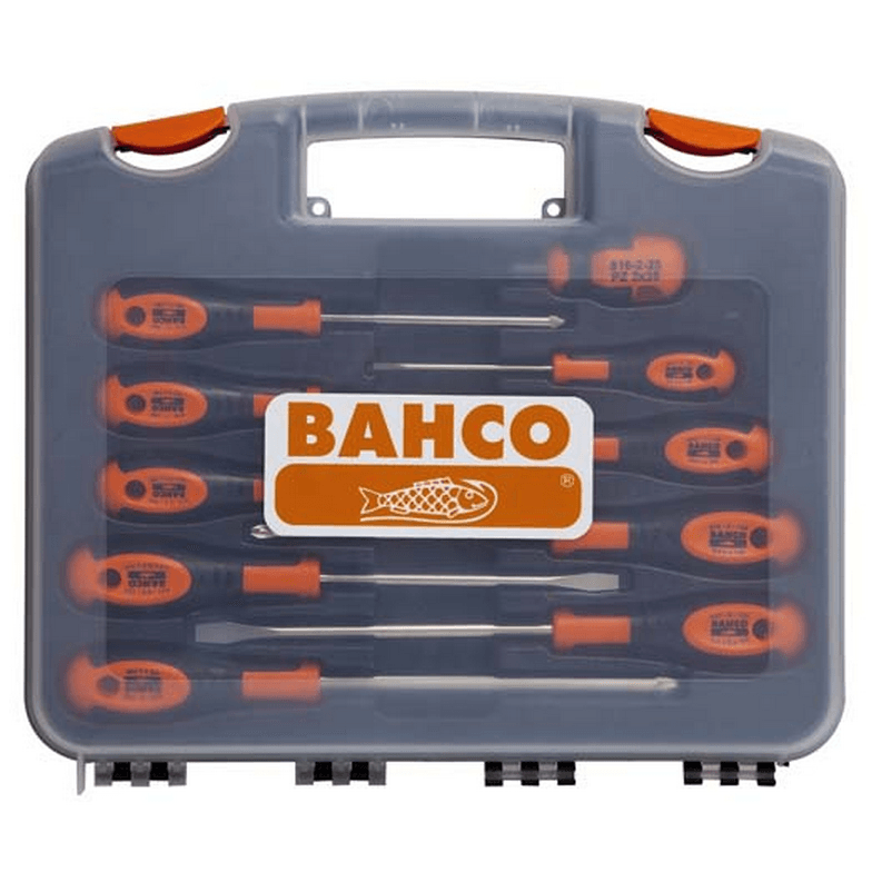 Bahco 10 Piece Screwdriver Set 605-10-PC-AU