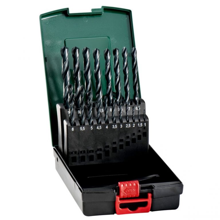 Metabo 627164000 19 Piece HSSR Drill Bit Set Metric Accessories