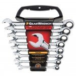 GearWrench 8-Piece SAE Imperial Ratcheting Open End Spanner Set 85599