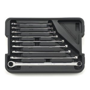 GEARWRENCH 85998 9 Piece XL GearBox Double Box Ratcheting Spanner Wrench Set SAE Image