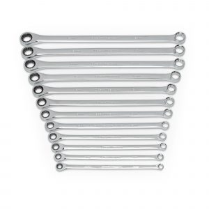 GEARWRENCH 85988 12 Piece Set METRIC XL GearBox Ratcheting Spanner / Wrench