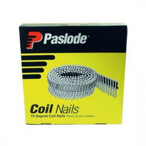 Paslode B25140 Coil 50mm x 2.5mm Ring Hot Dip Galvanised HDG Nails Diamond Point Image