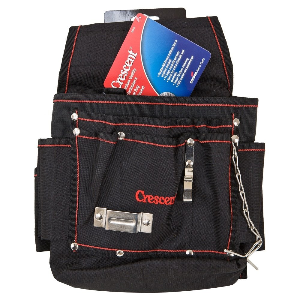 Crescent Electricians Tool Bag 11 Pocket Pouch CET2P
