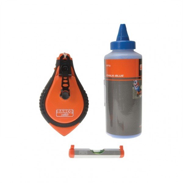 Bahco CL1221SET 3 Piece Chalk Line Set Chalk Lines, Chalk Lines