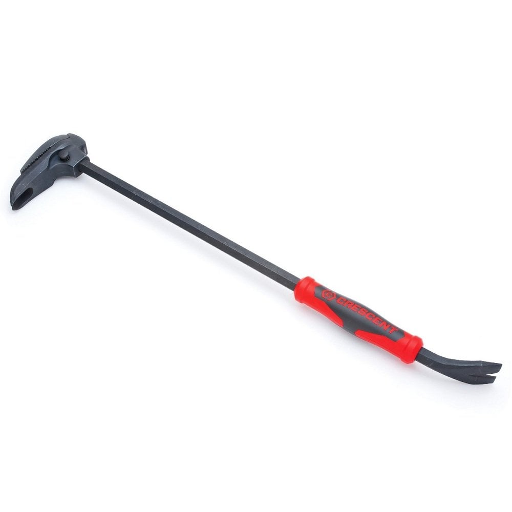 Crescent 24-Inch 610mm Adjustable Pry Bar, Nail Puller Red/Black DB24