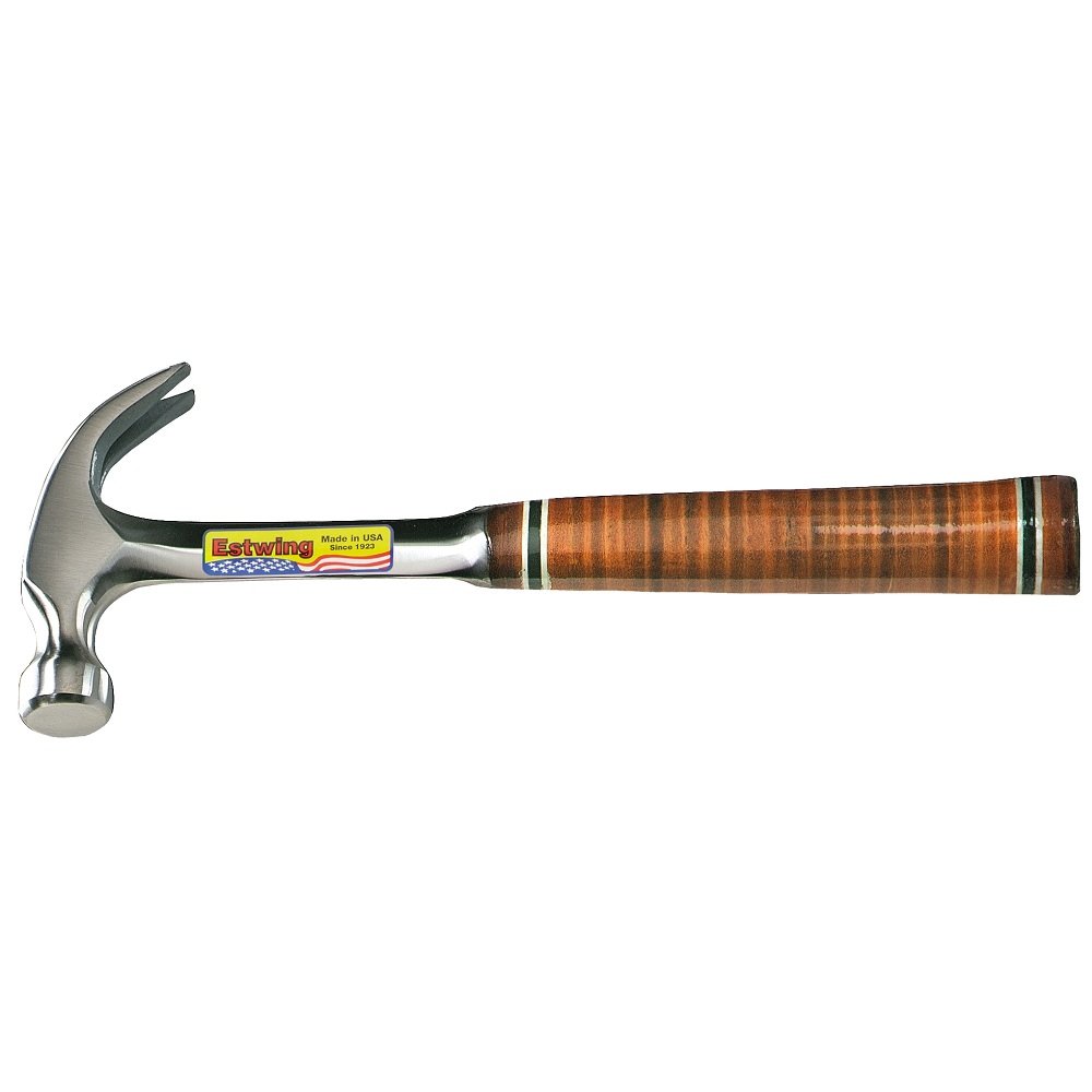 Estwing Claw Hammer Leather Grip 12oz E12C