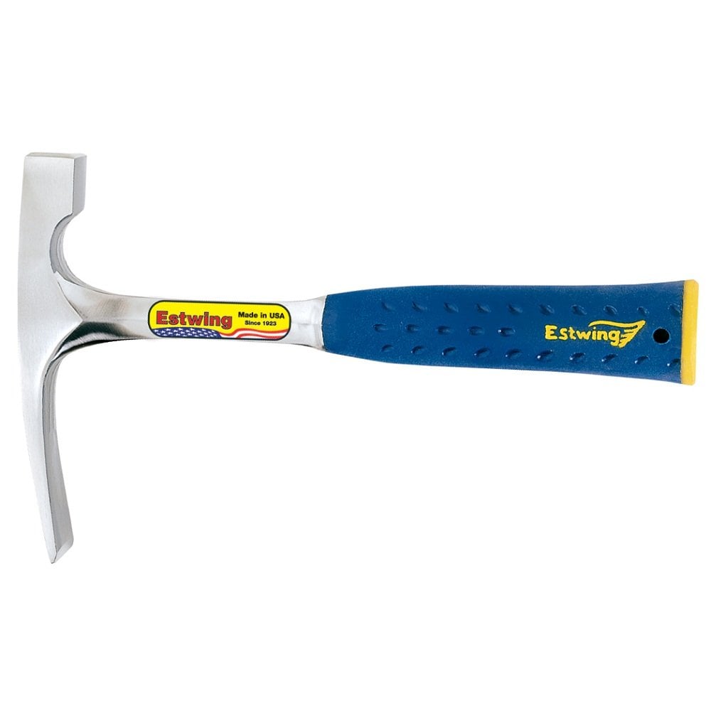 Estwing Bricklayer & Mason's Hammer with Patented Bricklayer Grip 24oz E3-24BLC