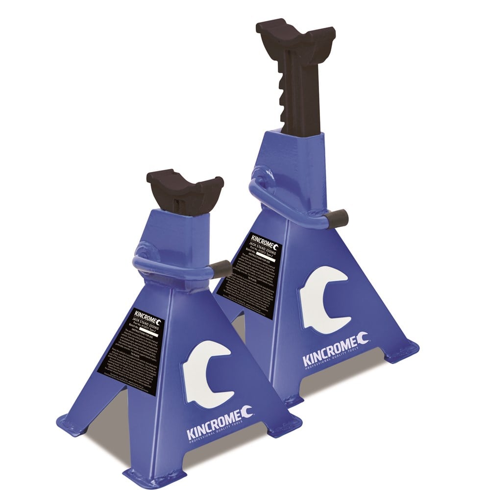Kincrome K12073 Ratchet Jack Stands 2000Kg 2 Piece Automotive, Jack