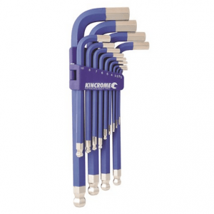 Kincrome K5092 Allen Key Jumbo Key Wrench Set 13 Piece Metric Image