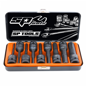 SP Tools SP20370 Impact Socket Set 1/2" Drive Inhex 9 Piece Metric