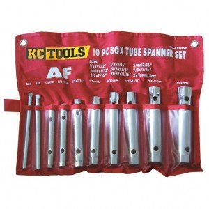 KC Tools A13050 Box Tube Spanner Set 10 Piece Imperial Image