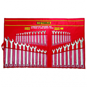 KC Tools A13340 39 Piece Metric & AF Combination Spanner Set Image