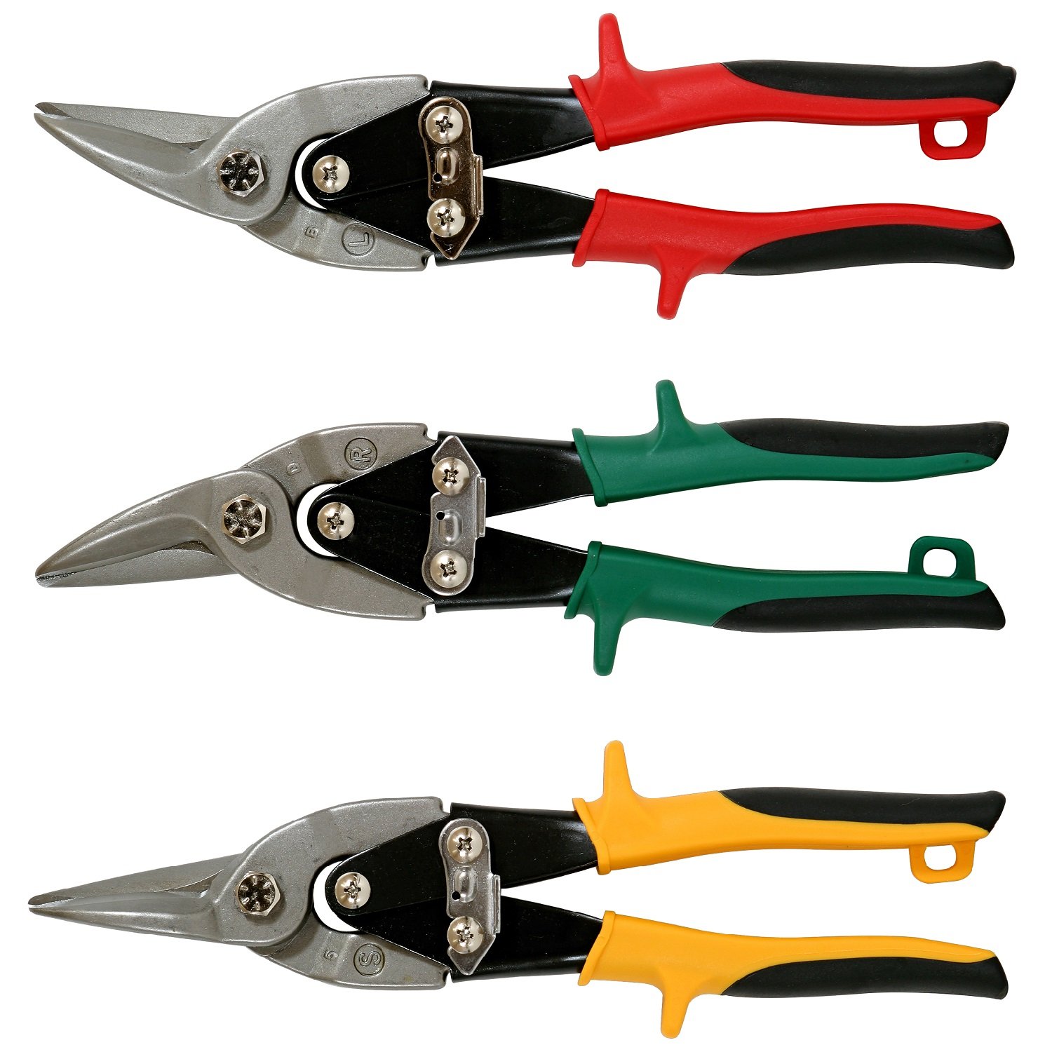 Crescent Aviation Snips 3 Pack Left Right Straight Same as Wiss by Apex Tool Group CSPACK3