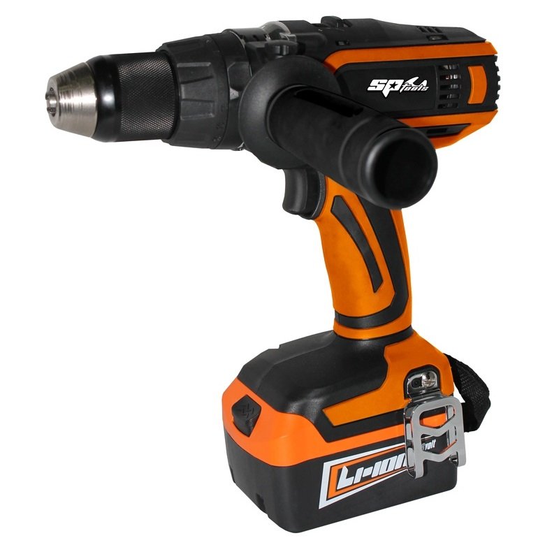 SP Tools 18V Lithium-Ion 1/2" Cordless Drill/Driver Kit SP81234