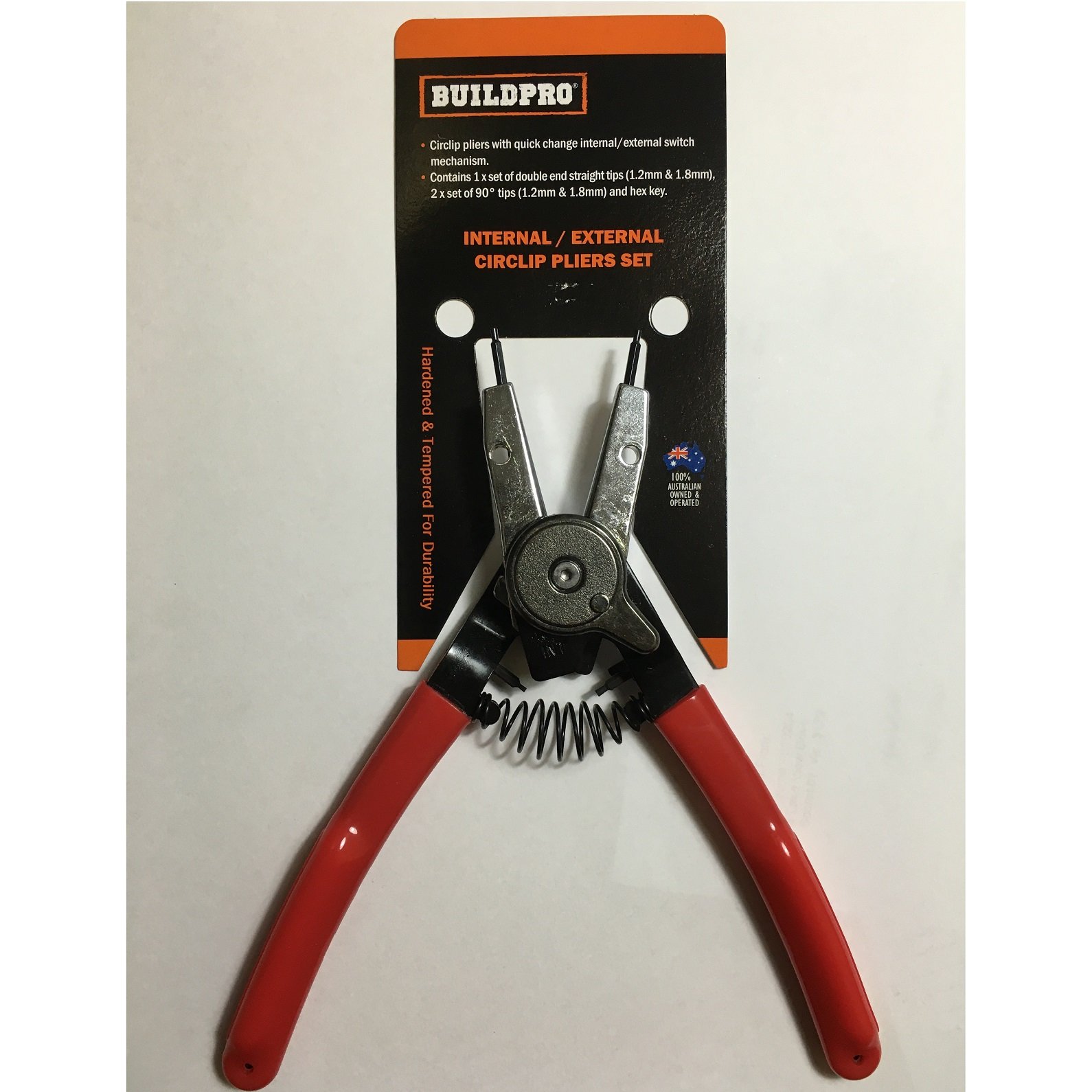 BuildPro HTCIRDU Circlip Pliers Set Internal/External Quick Change Mechanism - Image 2