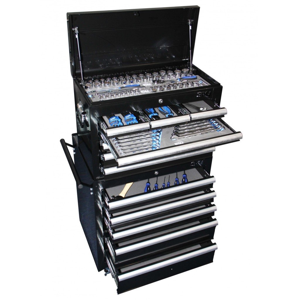 SP Tools SP50113 202 Piece Metric/SAE Tool Kit In Custom Series Tool