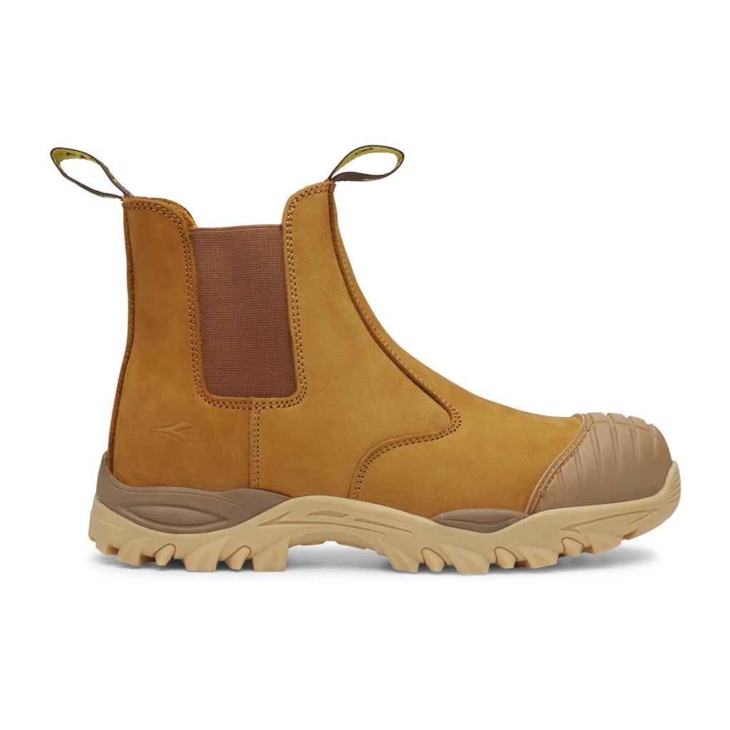 Diadora FU1501SL Craze Wheat Unisex Work Shoes Slip On Safety Boots