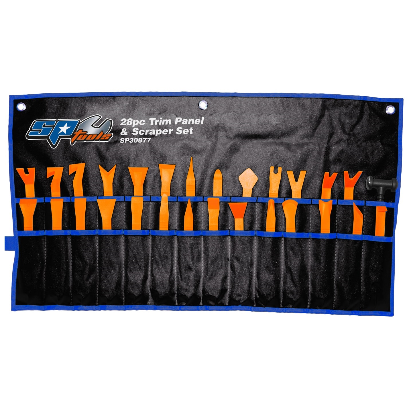 SP Tools SP30877 28 Piece Trim Panel Remover and Scraper Set