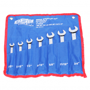 888 Tools T810157 ROE Reversible Gear Spanner Set SAE / Imperial 7 Piece 'T810157'