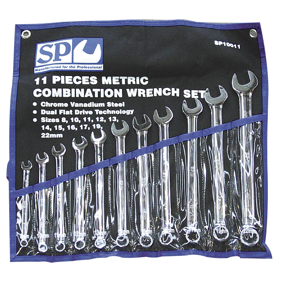 SP Tools Spanner Set 13 Piece SAE Imperial Combination Chrome Vanadium SP10063 