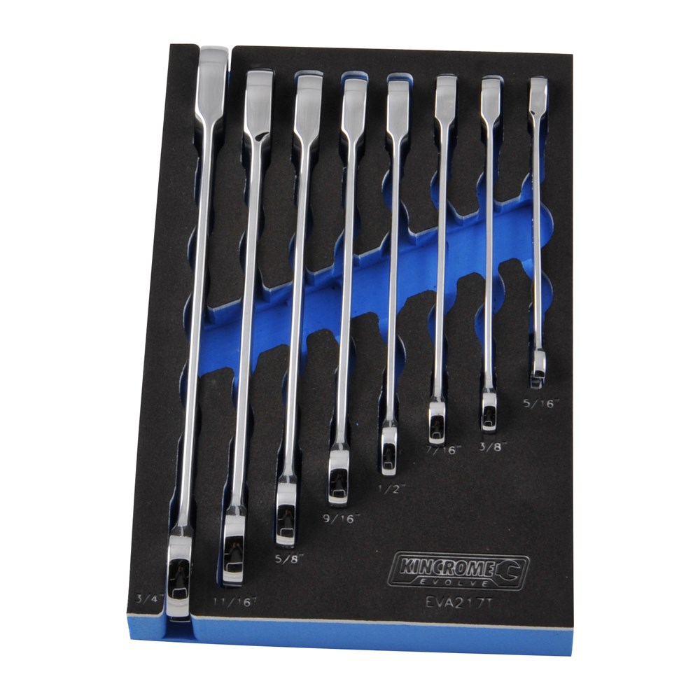 kincrome gear spanner set 8 piece