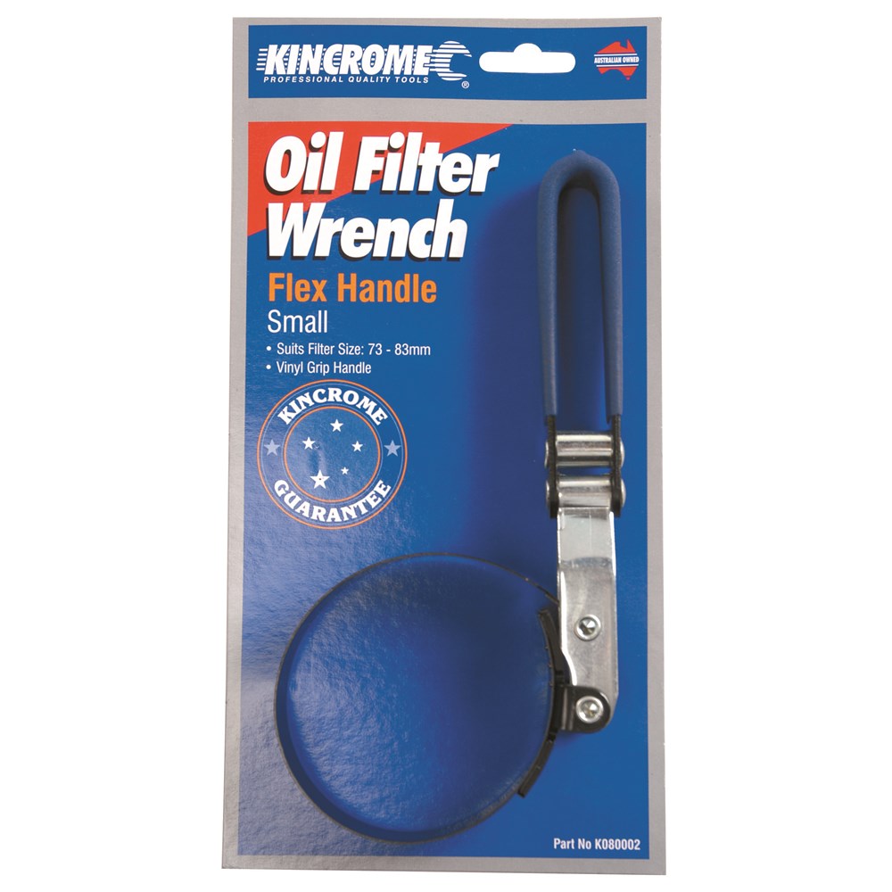 Kincrome K080002 Oil Filter Wrench Flexible Handle 73mm - 83mm - Image 2