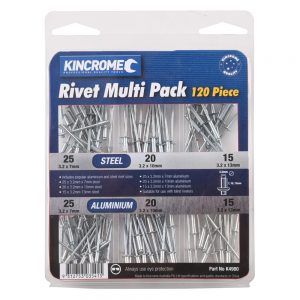 Kincrome K4980 Rivet Multi Pack 120 Piece Image