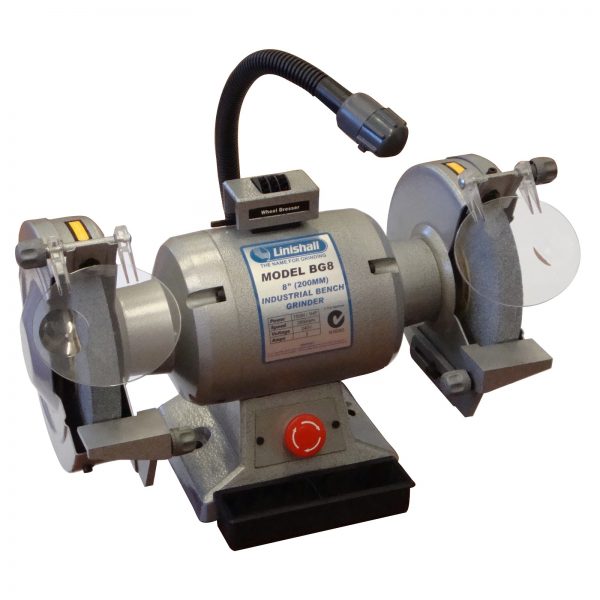 Linishall BG8 Heavy Duty Bench Grinder 200mm BG8Grinder Bench Grinders, Linishall,