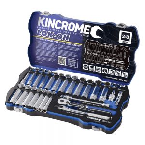 Kincrome K27013 Lok-On Socket Set 45 Piece 3/8
