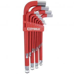 KC Tools 10615 Allen Key Jumbo Hex Key Wrench Set 13 Piece Imperial Image