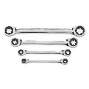 GEARWRENCH 9224D 4 Piece E-Torx® Double Box Ratcheting Wrench Set TORX® Image
