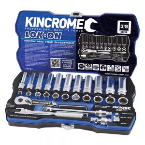 Kincrome K27011 LOK-ON Socket Set 28 Piece 3/8