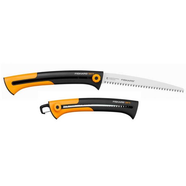 Fiskars 136605 2.2m 4.5m QuikFit Telescopic Palm Curved Saw Pruners