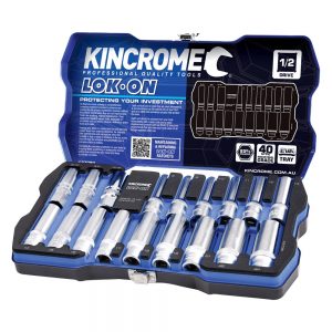 Kincrome K27060 Lok-O Socket & Spark Plug Set 18 Piece 1/2