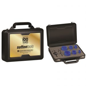 Sutton Tools H105S100 6 Piece Cobalt Bi-Metal Holesaw Set 100 Year Anniversary in Limited Edition Metal Case Image