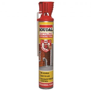 Soudal 130373 Genius Gun Gap Filling Expanding Foam Champagne 750ml 134843 Image