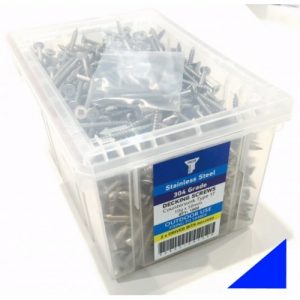 Inox World Stainless Steel 304 Grade Square Drive Decking Screws A2 (304) 10G-12x65 65mm Quantity 500 SDSA210GX65R Image