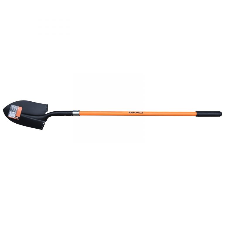 Bahco LST8001 Round Mouth Shovel Long Handle Gardening, Shovels, Shovels, Shovels