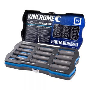 Kincrome K27072 LOK-ON Deep Impact Socket Set 12 Piece 1/2