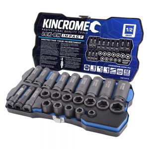 Kincrome K27074 LOK-ON Impact Socket Set 24 Piece 1/2