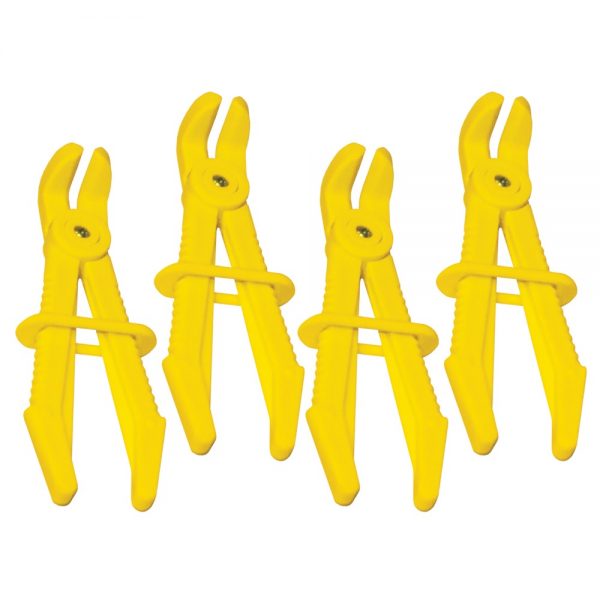 SP Tools SP70719 4 Piece Small Line Clamp Set 90° Offset Line Clamps