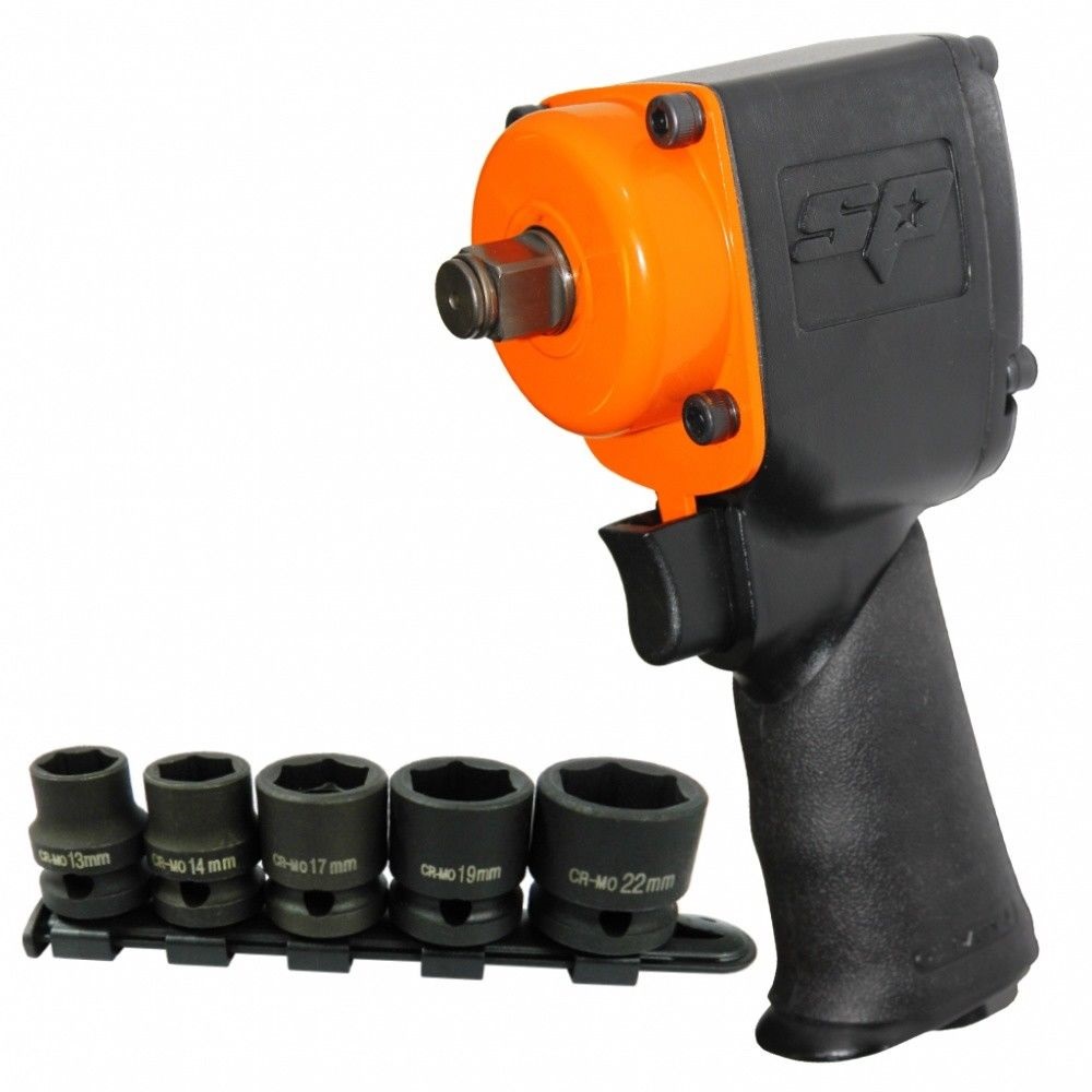 SP Tools SP1141B by SPAir 1/2" Drive Air/Pneumatic Mini Impact Wrench