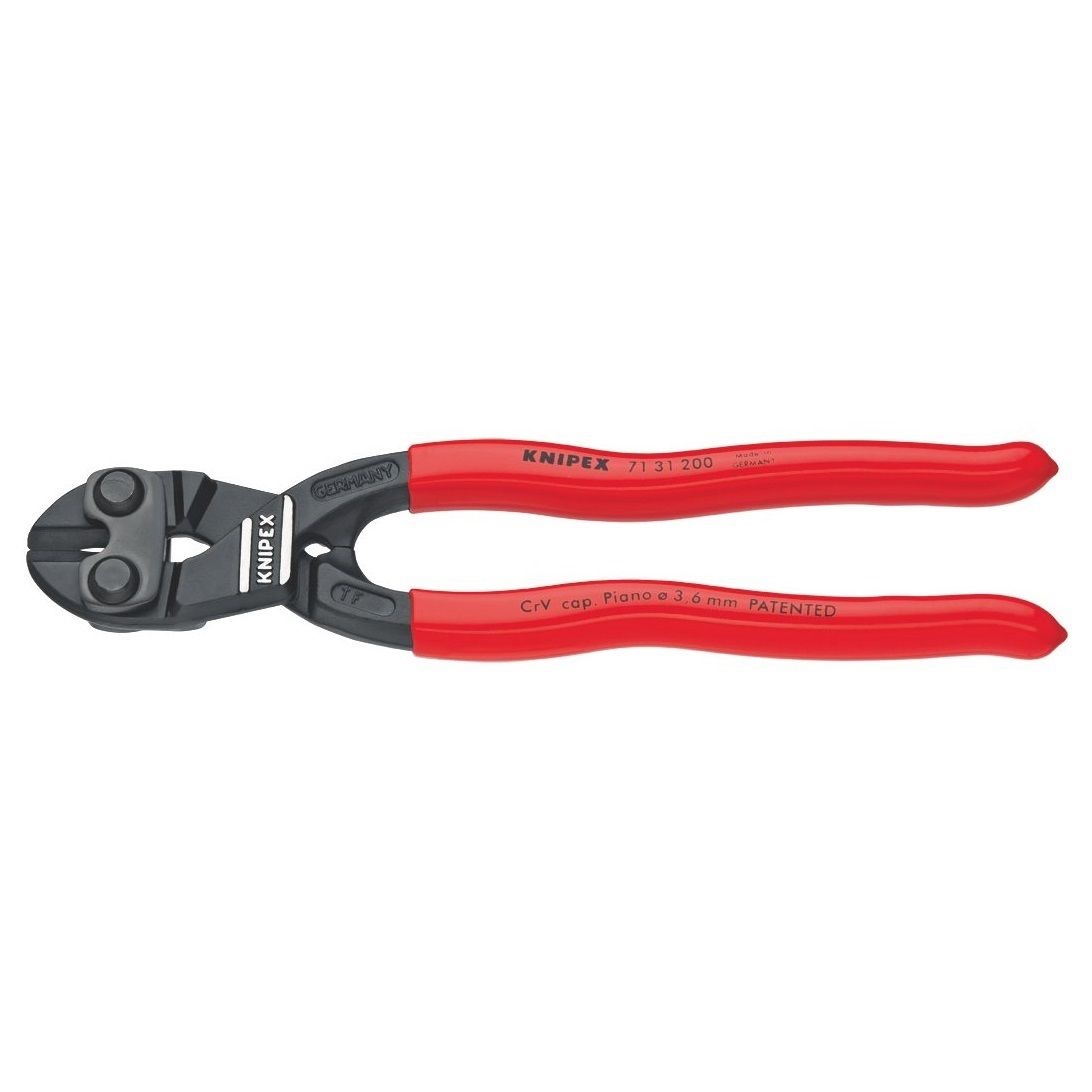 Knipex 7131200R 8" 200mm Compact Bolt Cutters - CoBolt® - Fencing Grade with Recess