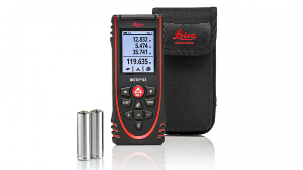Leica 850833 DISTO™ X3 Laser Distance Meter Rugged Design for Tough Conditions IP65 '850833'